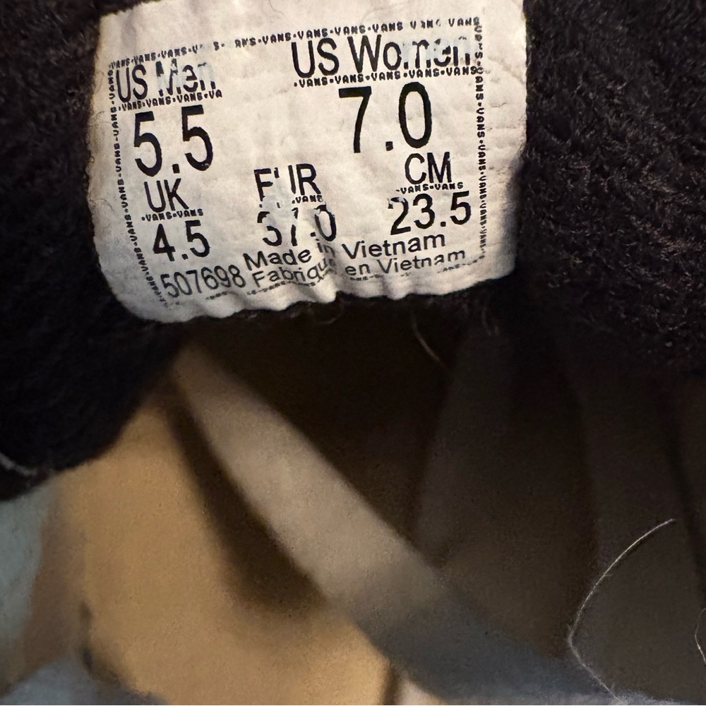 Vans Black Shoes - Picture 5 of 6